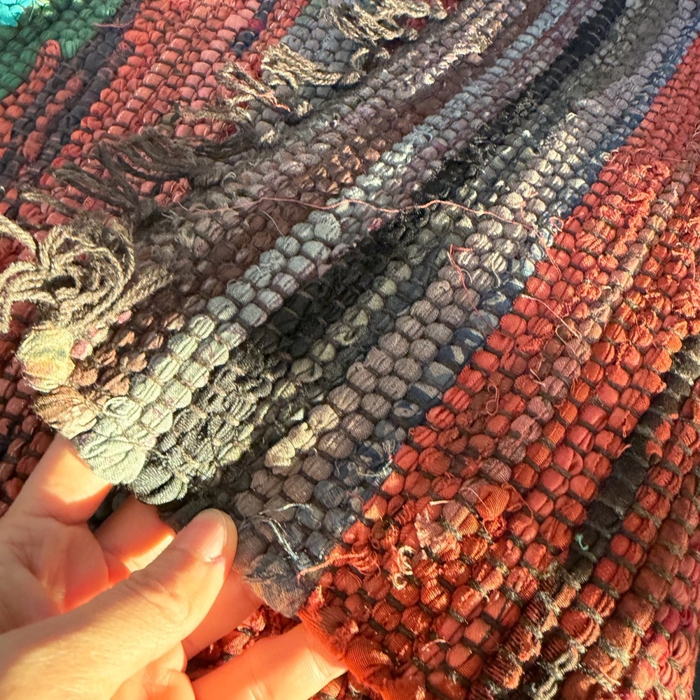 NEW Colorful Woven Rug 2’*3’ - Picture 6 of 7